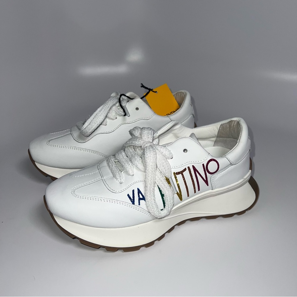 Reginal Logo Leather Sneakers VALENTINO BY MARIO VALENTINO